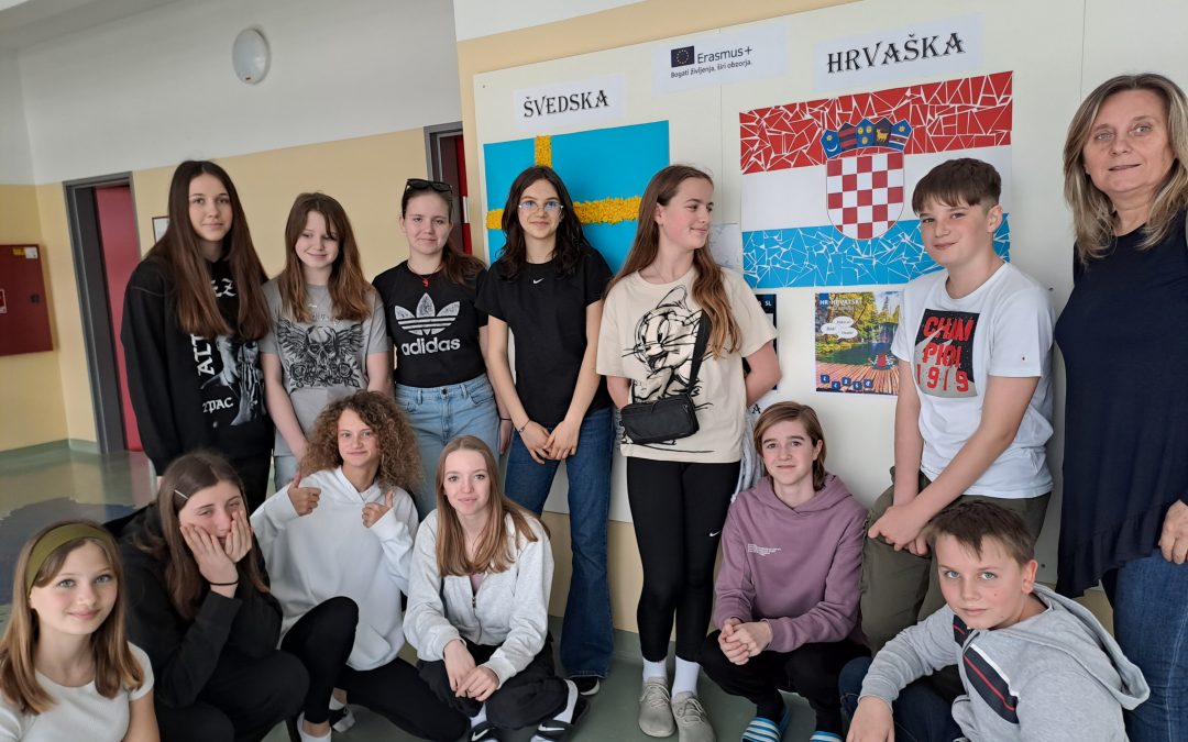Erasmus+: gostovanje učencev s Hrvaške (Zlatar Bistrica)